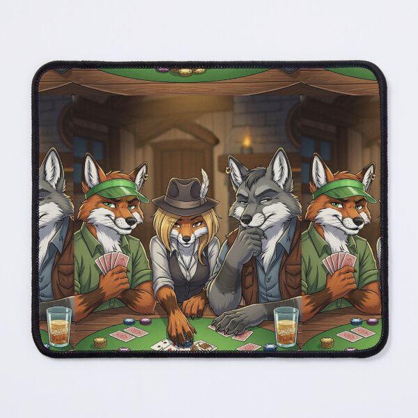 Item preview, High Stakes Furry Poker designed and sold by FoxVibes.