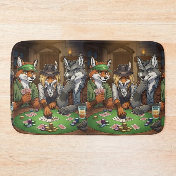 Item preview, High Stakes Furry Poker designed and sold by FoxVibes.