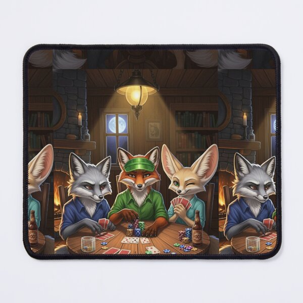 Item preview, Moonlit Fox Poker designed and sold by FoxVibes.