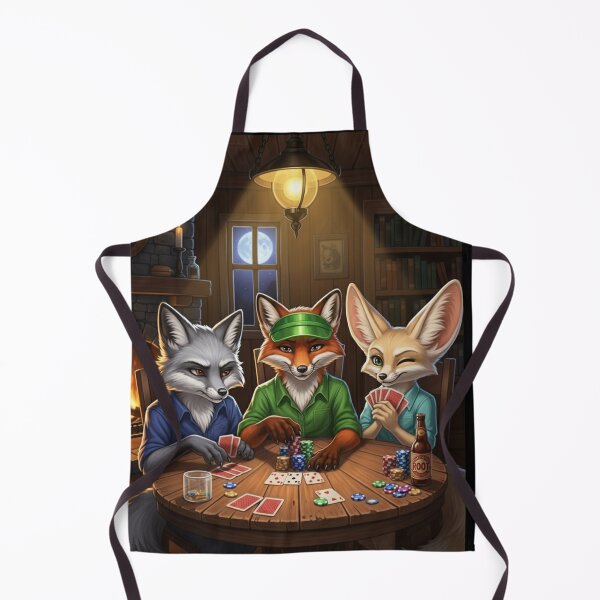 Item preview, Moonlit Fox Poker designed and sold by FoxVibes.