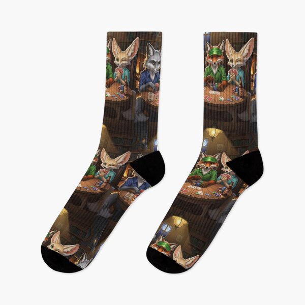 Item preview, Moonlit Fox Poker designed and sold by FoxVibes.