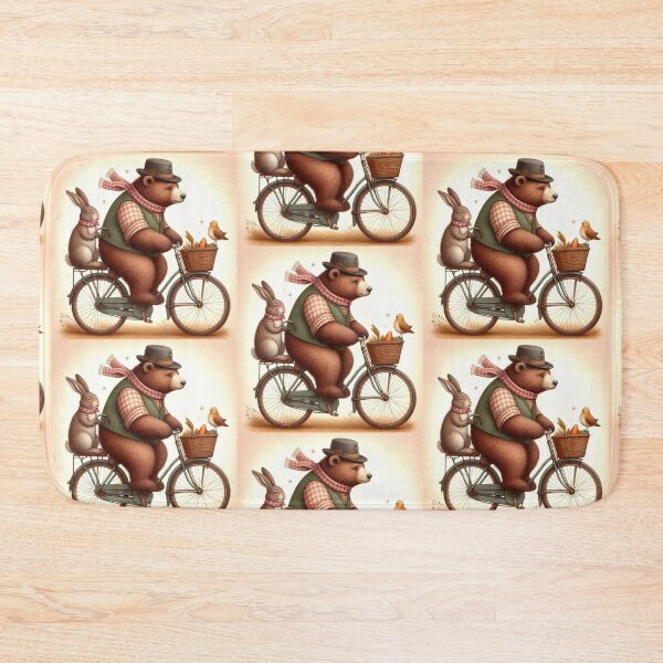Item preview, Cute Bear Riding Bike designed and sold by Dogandesighn.