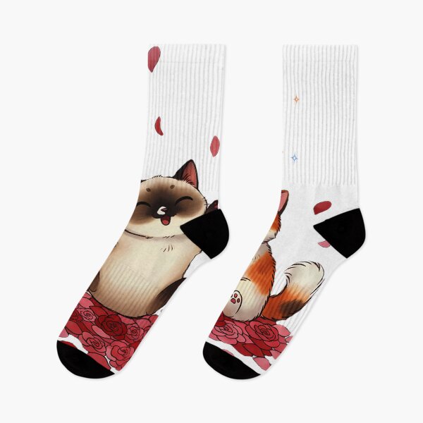 Item preview, Funny Feline Accident Rose Petal Chaos | Cute Cat Couple designed and sold by meesub.