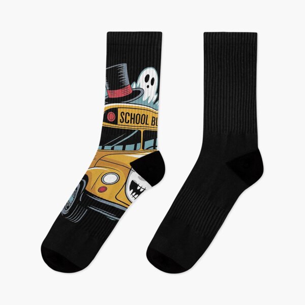 Item preview, School Bus Halloween Spooky Ghost Skeleton Driver  designed and sold by ClassicAnthony.