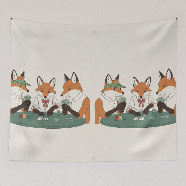 Item preview, Foxy Poker Night designed and sold by FoxVibes.