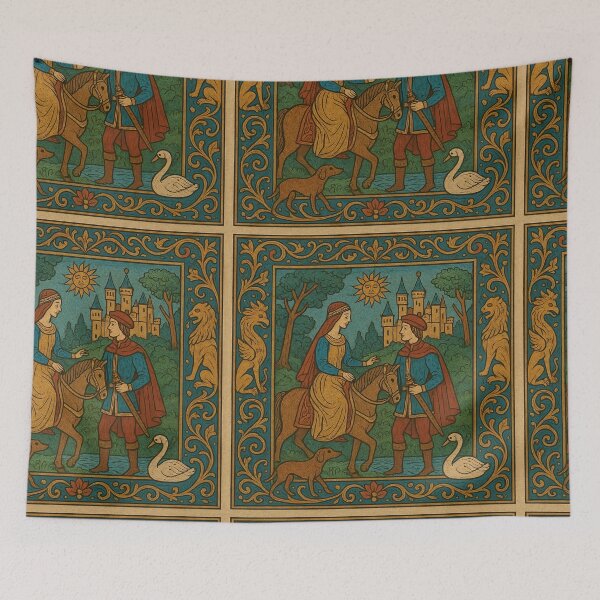 Item preview, MEDIEVAL ELEMENTS PATTERN designed and sold by deckur.