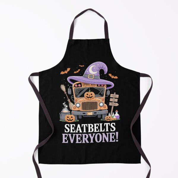 Item preview, Seatbelts Everyone School Bus Driver Spooky Halloween Party designed and sold by ClassicAnthony.
