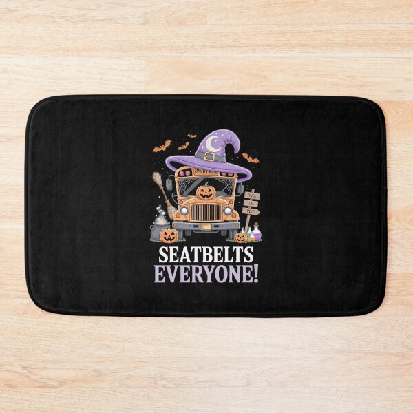 Item preview, Seatbelts Everyone School Bus Driver Spooky Halloween Party  designed and sold by ClassicAnthony.
