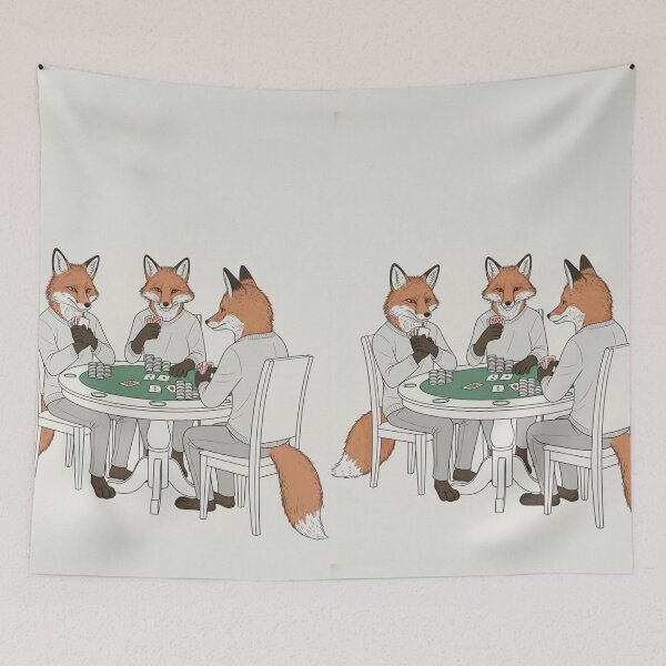 Item preview, Foxy Poker Night designed and sold by FoxVibes.