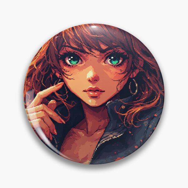 Item preview, Retro Red Hair beautiful Girl Fighter designed and sold by pexoboy.