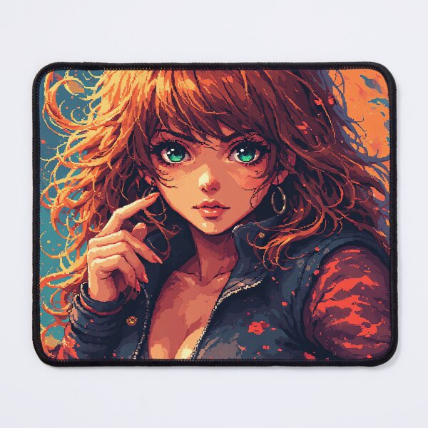 Item preview, Retro Red Hair beautiful Girl Fighter designed and sold by pexoboy.