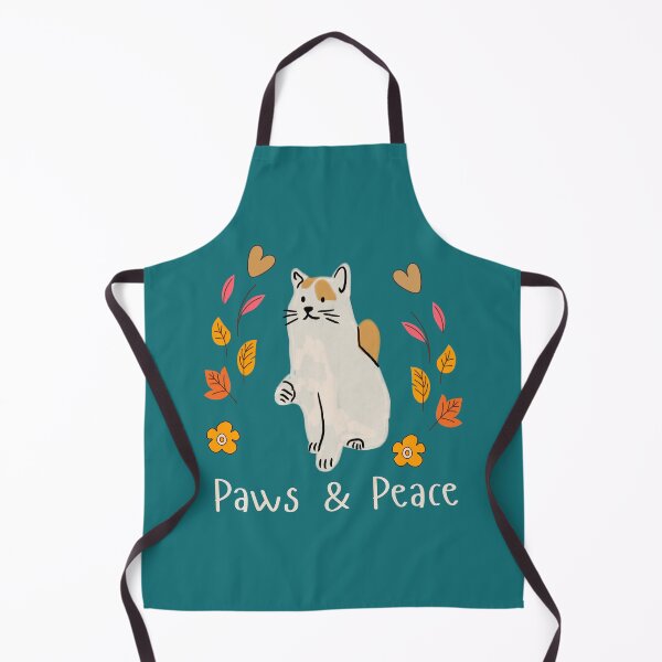 Item preview, Paws & Peace – Calico Cat with Flowers Cozy Illustration Design designed and sold by TheBeeKindSpace.