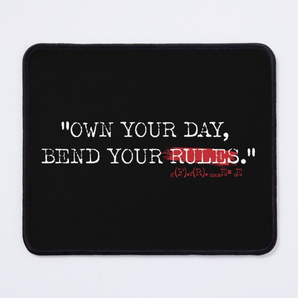 Item preview, Own Your Day Bend Your Rules – Motivational Quote designed and sold by TextMood.