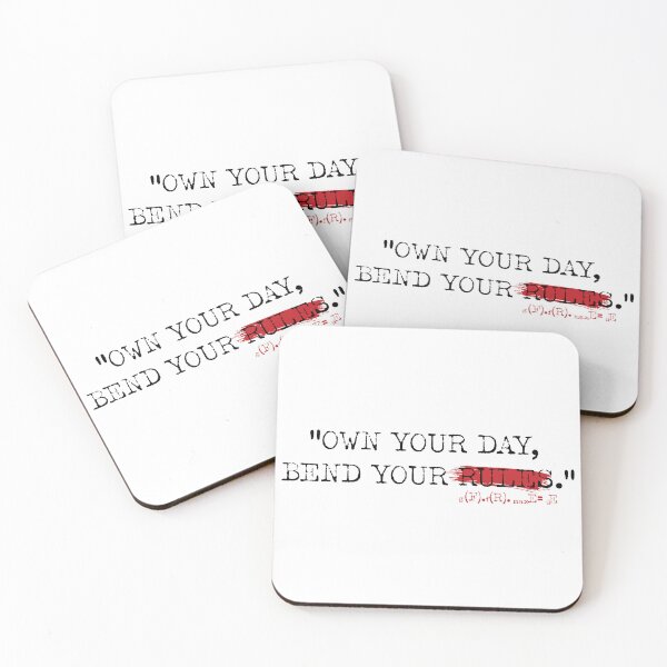 Item preview, Own Your Day Bend Your Rules – Motivational Quote designed and sold by TextMood.
