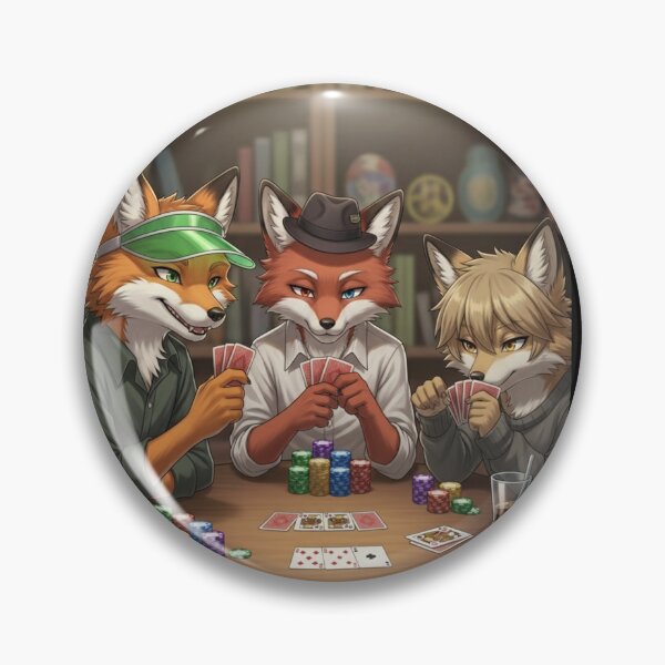 Item preview, Furry Poker Face designed and sold by FoxVibes.