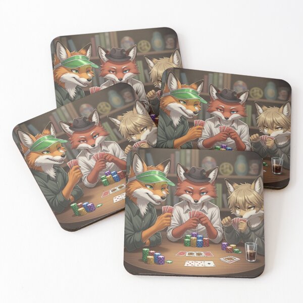 Item preview, Furry Poker Face designed and sold by FoxVibes.