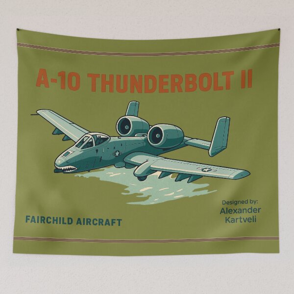 Item preview, A-10 Thunderbolt Aircraft USAF designed and sold by Jani-art-world.