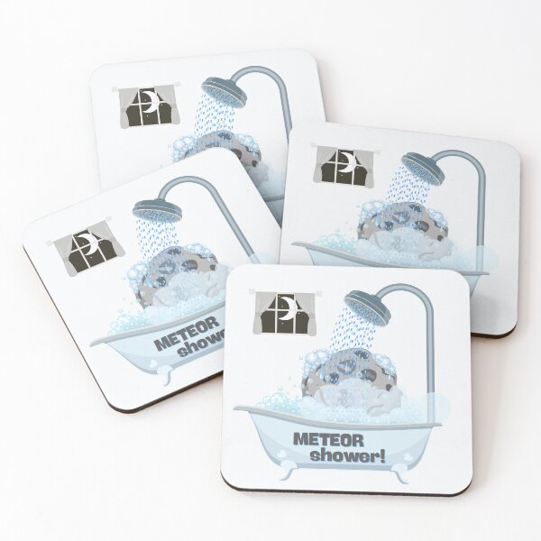 Item preview, Meteor Shower Nerdy Bathtub Funny Celestial Geology Night designed and sold by tumbleweedphoto.