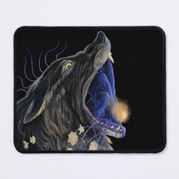 Item preview, Wolf Woman Blue People, Painting designed and sold by AK-Hevonen.