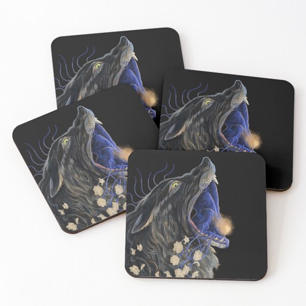 Item preview, Wolf Woman Blue People, Painting designed and sold by AK-Hevonen.