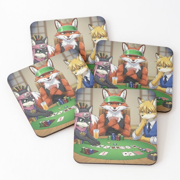 Item preview, Foxy Poker Night designed and sold by FoxVibes.
