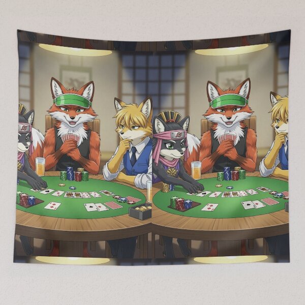 Item preview, Foxy Poker Night designed and sold by FoxVibes.