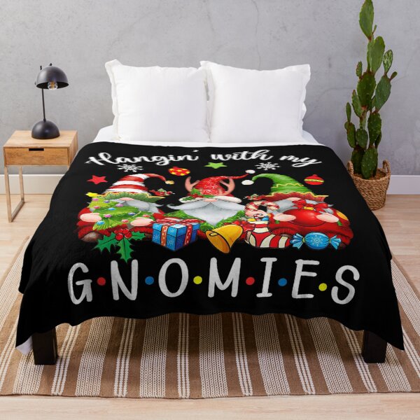 Item preview, Vintage Holiday With Quote Funny Happy My Hangin Gnomies designed and sold by Rackaam777Art.
