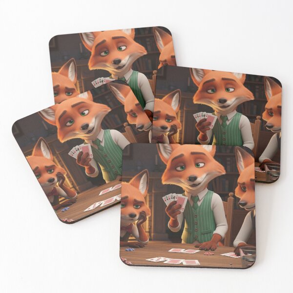 Item preview, The Fox's Winning Hand designed and sold by FoxVibes.