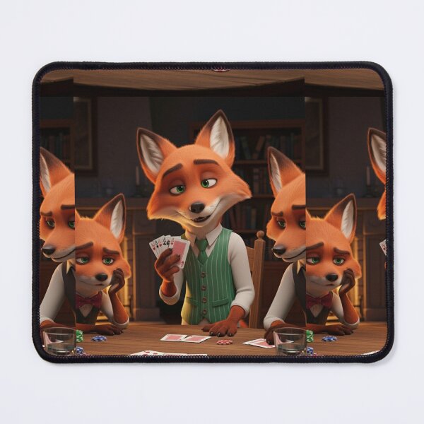 Item preview, The Fox's Winning Hand designed and sold by FoxVibes.