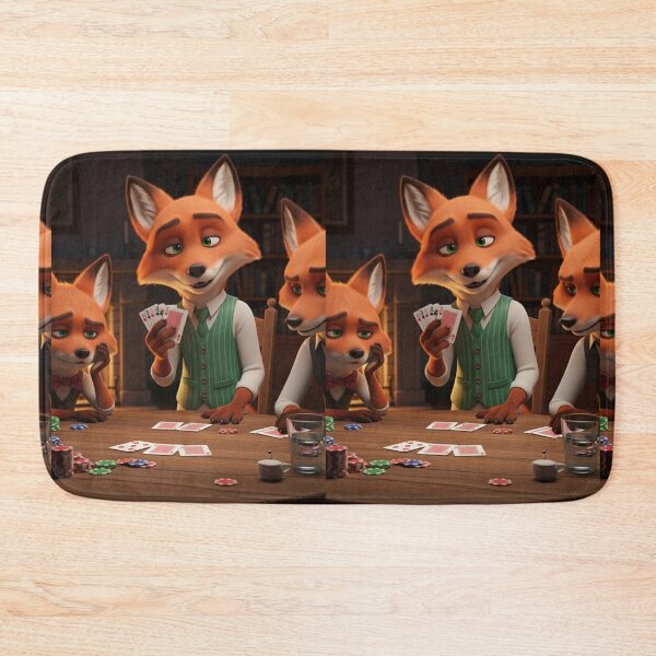 Item preview, The Fox's Winning Hand designed and sold by FoxVibes.