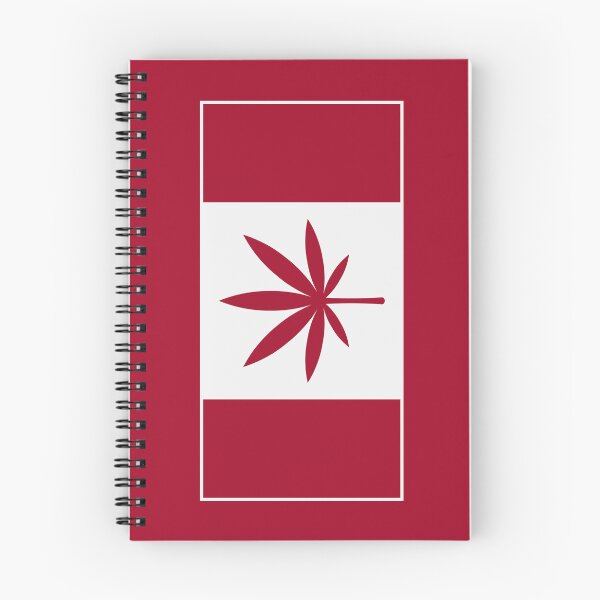 Item preview, Canada Weed Flag (Cannabis / Marijuana / Hemp / White) designed and sold by MrFaulbaum.