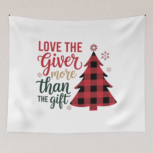 Item preview, Love The Giver More Than The , Merry Christmas Santa Joyful Believe designed and sold by Bandikonsalez.