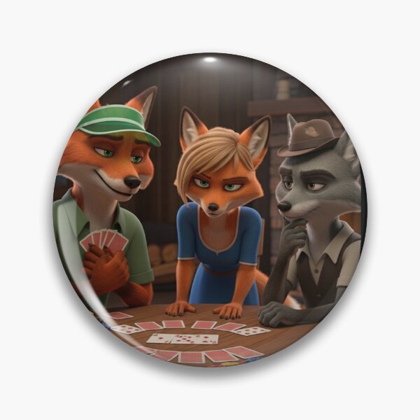 Item preview, Woodland Critters Poker Night designed and sold by FoxVibes.