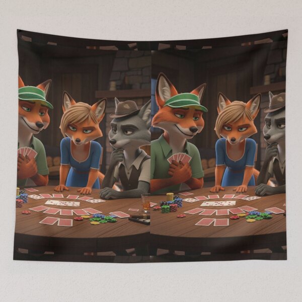 Item preview, Woodland Critters Poker Night designed and sold by FoxVibes.
