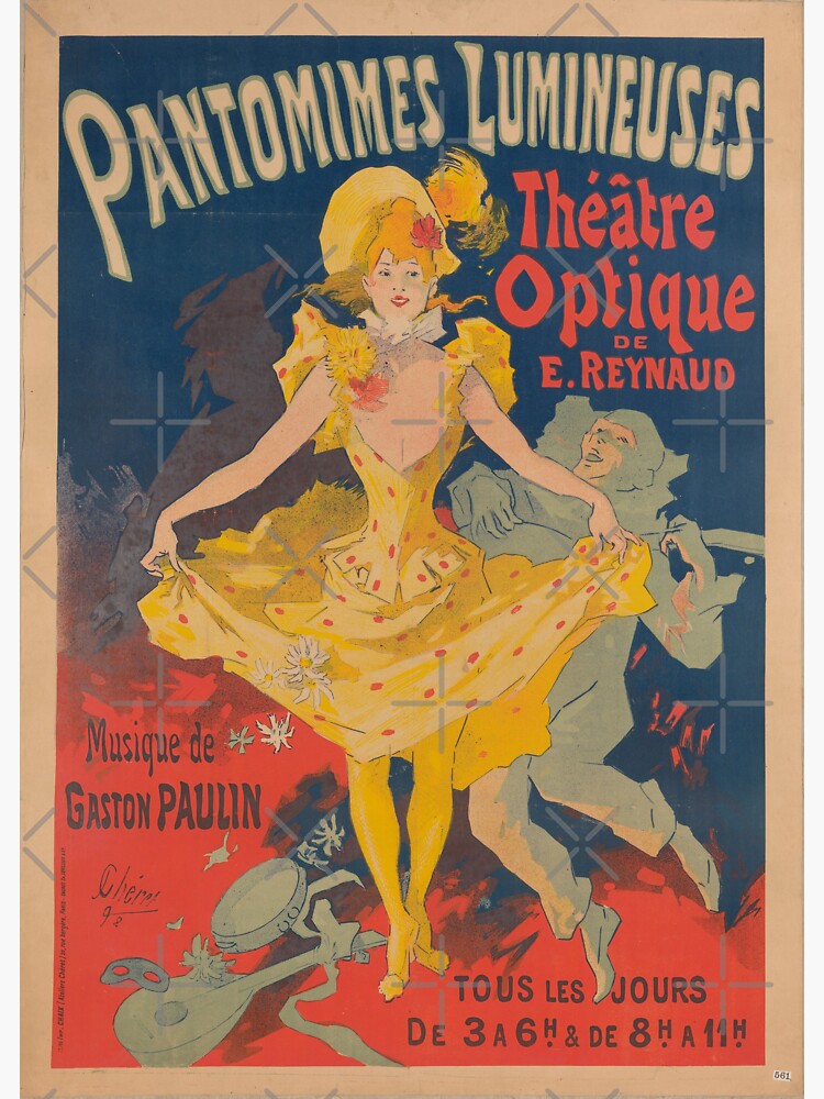 Pantomimes Lumineuses Vintage Poster by thespottydogg