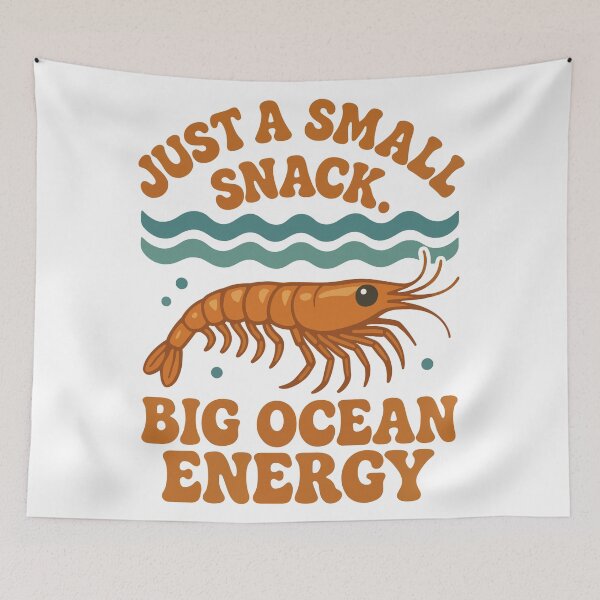 Item preview, Just a Small Snack – Big Ocean Energy Krill Design designed and sold by WildlifeInc.