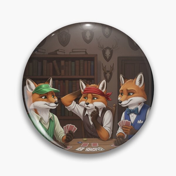 Item preview, Foxy Poker Night designed and sold by FoxVibes.