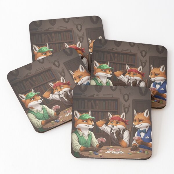 Item preview, Foxy Poker Night designed and sold by FoxVibes.