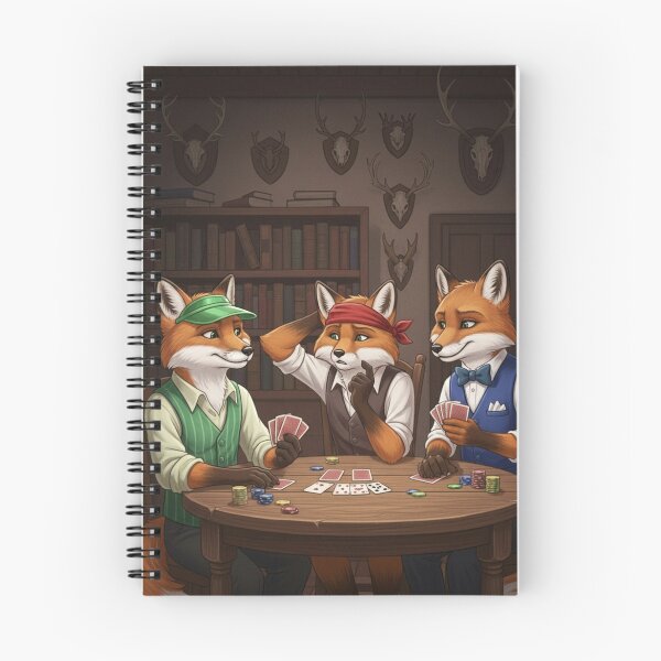 Item preview, Foxy Poker Night designed and sold by FoxVibes.