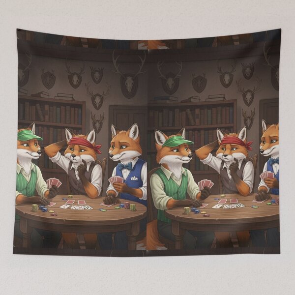 Item preview, Foxy Poker Night designed and sold by FoxVibes.