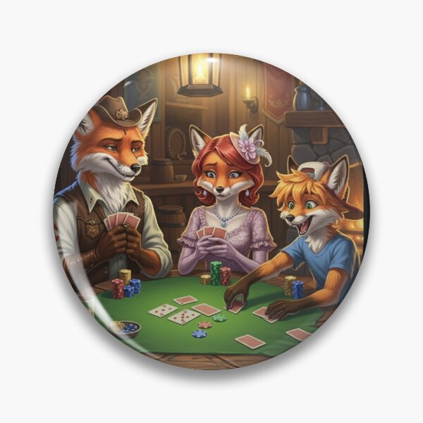 Item preview, Fox Family Poker Night designed and sold by FoxVibes.
