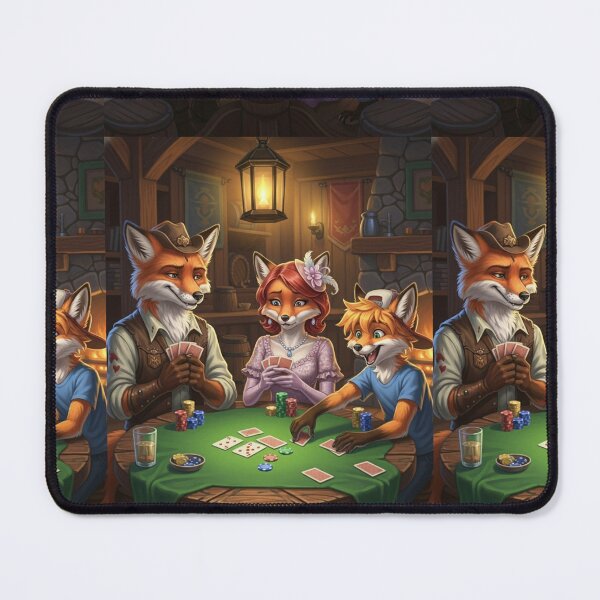 Item preview, Fox Family Poker Night designed and sold by FoxVibes.