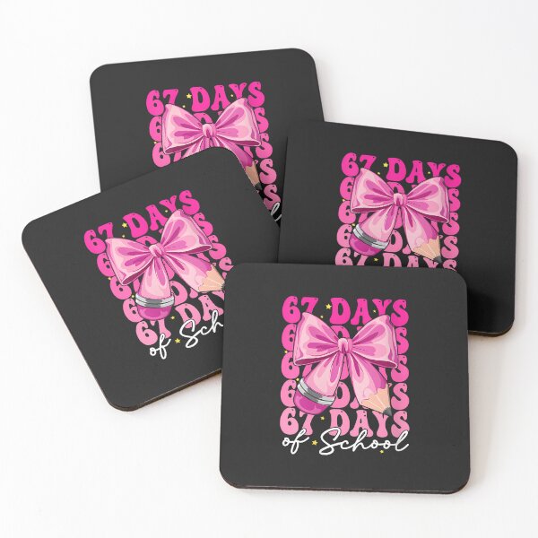 Item preview, Womens 67 Days Of School Girls Coquette Bow 67Th Day Of School designed and sold by diyoor.
