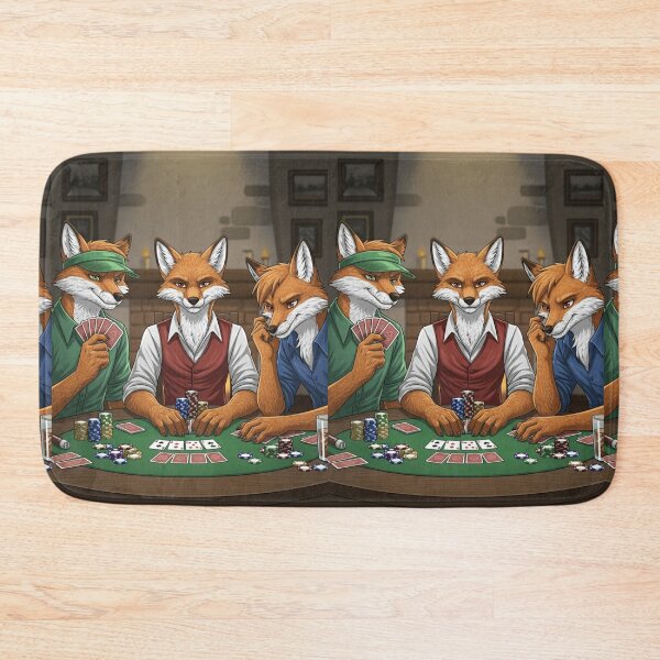 Item preview, Poker Face Foxes designed and sold by FoxVibes.