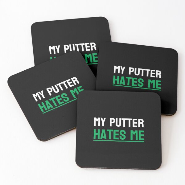 Item preview, My Putter Hates Me | Funny Golf Quote Design designed and sold by P&B Digital Art.