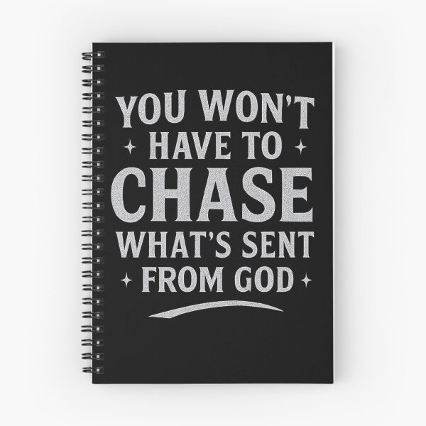 Item preview, You Won’t Have To Chase What’s Sent From God – Bold Aesthetic Hoodie designed and sold by xAlqasi.