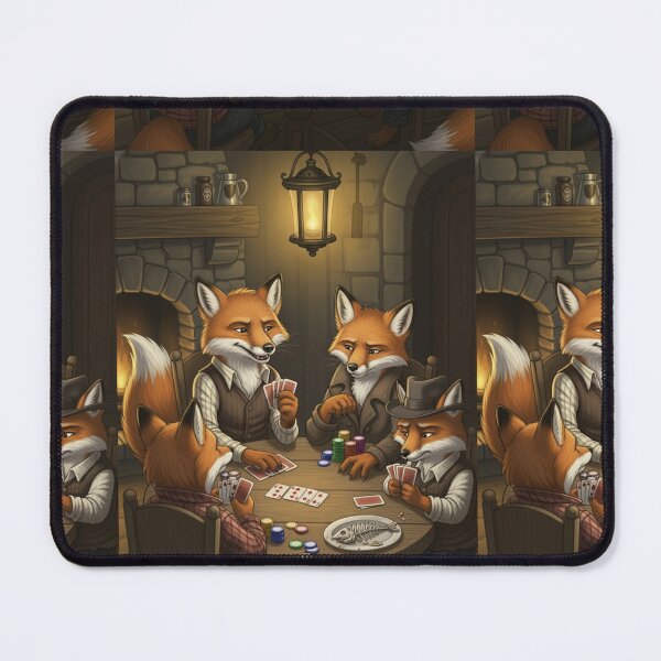 Item preview, Foxes' Poker Night designed and sold by FoxVibes.