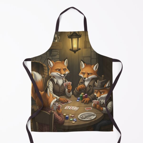 Item preview, Foxes' Poker Night designed and sold by FoxVibes.