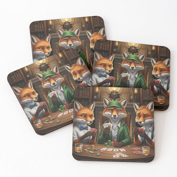 Item preview, The Fox's Winning Hand designed and sold by FoxVibes.