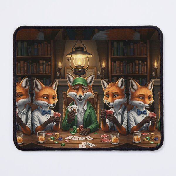 Item preview, The Fox's Winning Hand designed and sold by FoxVibes.